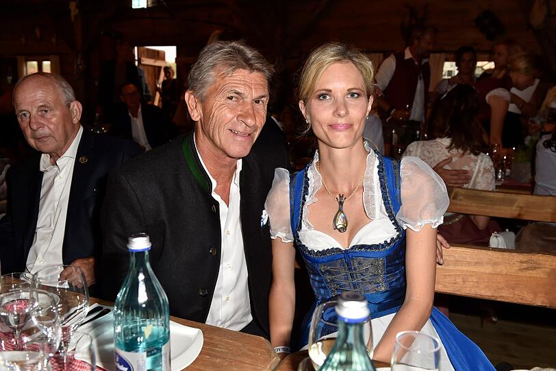 Klaus Augenthaler und Freundin Sandra Kranjc