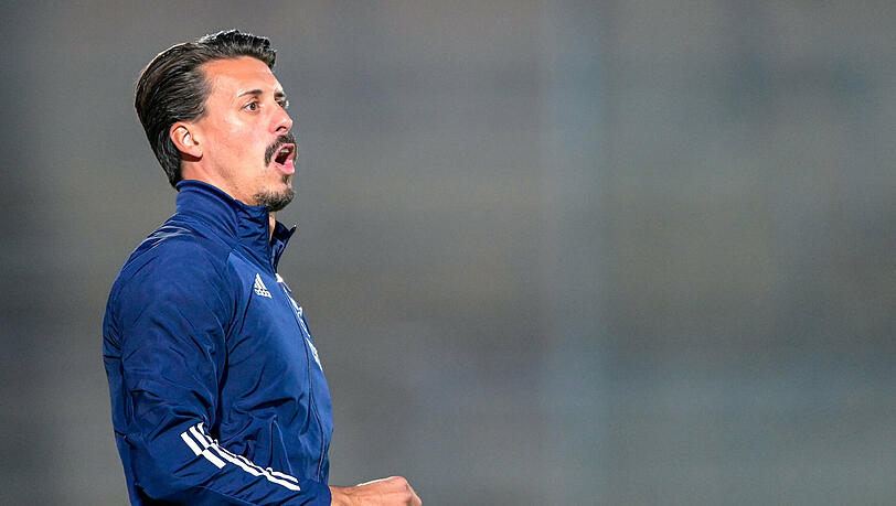 Haching-Coach  Sandro Wagner und sein Team hatten am Freitag kurzfristig spielfrei.