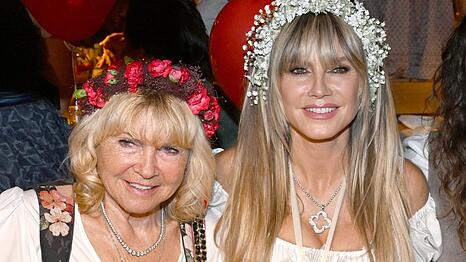 Heidi Klum und ihre Mutter Erna feiern die Feste wie sie fallen - hier auf dem Oktoberfest.