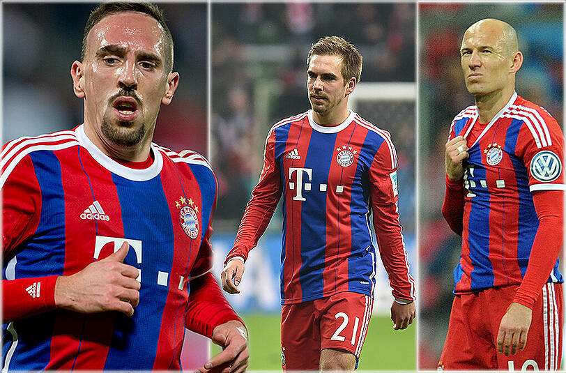 Deutliche Abwertungen für Frank Ribéry, Philipp Lahm und Arjen Robben