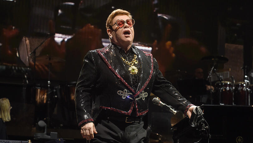 Elton John bei seinem München-Konzert im Juli 2019.