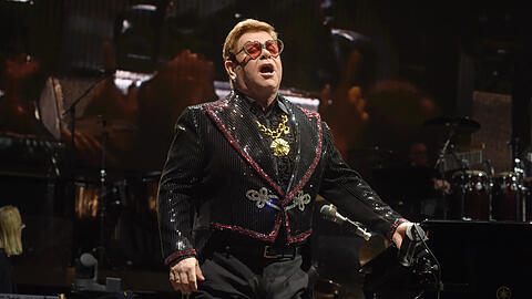 Elton John bei seinem München-Konzert im Juli 2019.