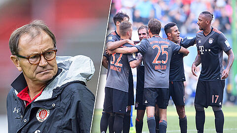 St. Pauli-Trainer Ewald Lienen kritisert die Mentalität der Bayern-Gegner.