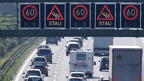 Stau, Stau, Stau: Alltag auf der A99.