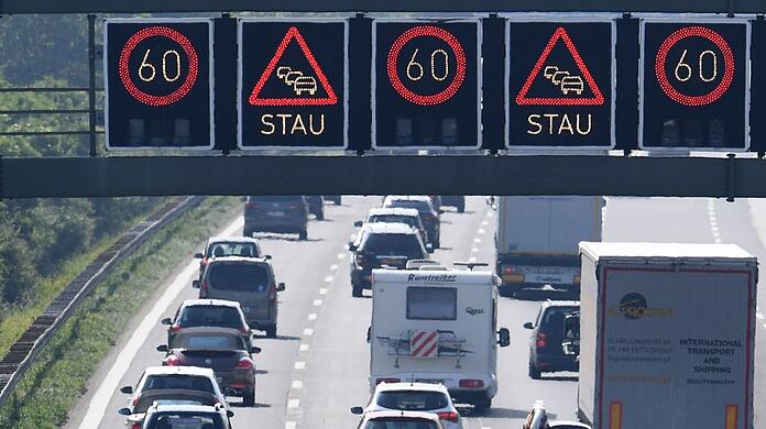 Stau, Stau, Stau: Alltag auf der A99.