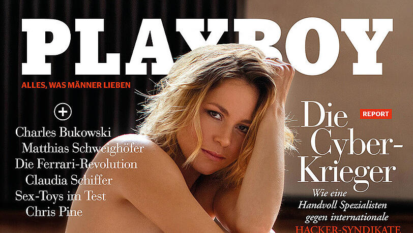 Schauspielerin Franziska van der Heide ziert das September-Cover des Männermagazins "Playboy". Schauspielerin Franziska van der Heide ziert das September-Cover des Männermagazins "Playboy".