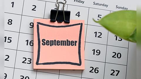 Der September ist ein idealer Zeitpunkt, um neue Pläne zu schmieden.