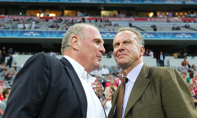 Karl-Heinz Rummennigge: Der Vorstandsvorsitzende der FC Bayern AG steht bedingungslos zu Hoeneß.