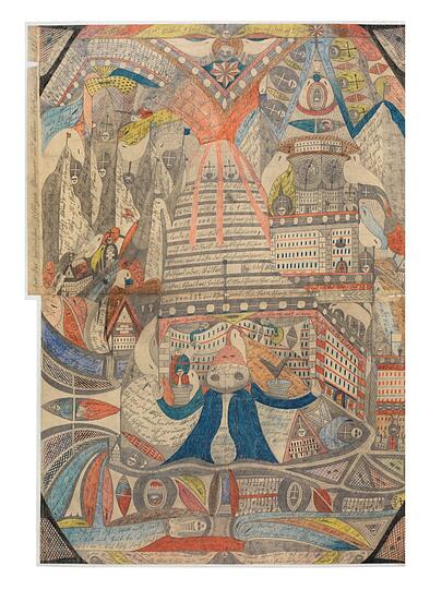 "Riesen=Stadt, Robespierre in China" (1910).