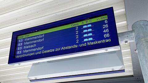 Das Münchner S-Bahn-System ist nach DB-Angaben Vorreiter in Sachen Fahrgastinformation am Bahnsteig - und installierte als eines der ersten S-Bahn-Netze Infomonitore mit Echtzeitdaten zu den nächsten Abfahrten.