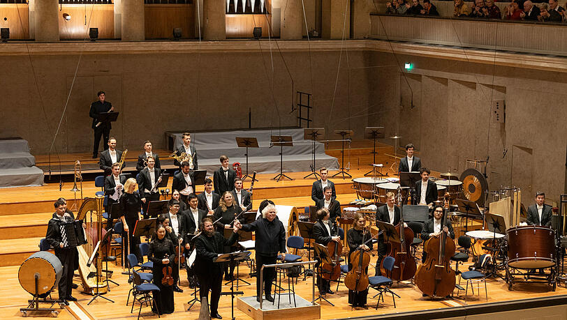 Die Akademisten des BR-Symphonieorchesters im Herkulessaal Die Akademisten des BR-Symphonieorchesters im Herkulessaal