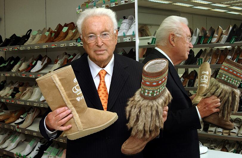 Mit 88 Jahren verstarb der Schuh-Unternehmer Heinz-Horst Deichmann am Donnerstag in Essen.