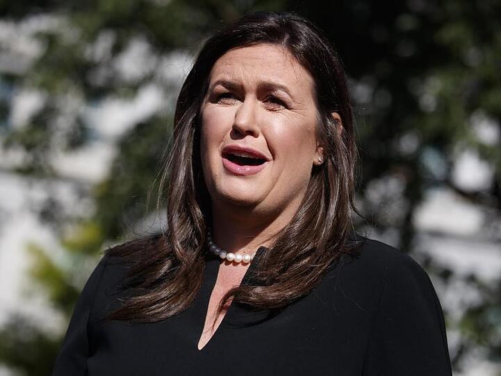 Sarah Sanders hört als Trumps Pressesprecherin auf.