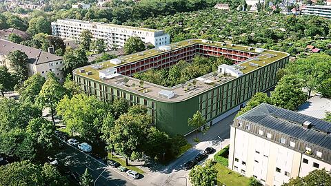 Wohnen statt Parken am Reinmarplatz.