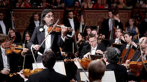 Der Geiger Leonidas Kavakos, hier beim Ball der Wiener Philharmoniker, spielte das Brahms-Konzert im Nationaltheater.