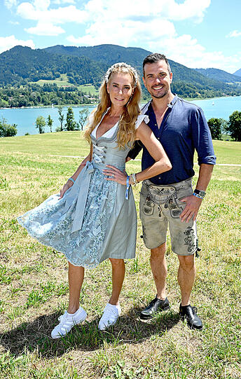 Giulia Siegel mit Freund Ludwig Heer