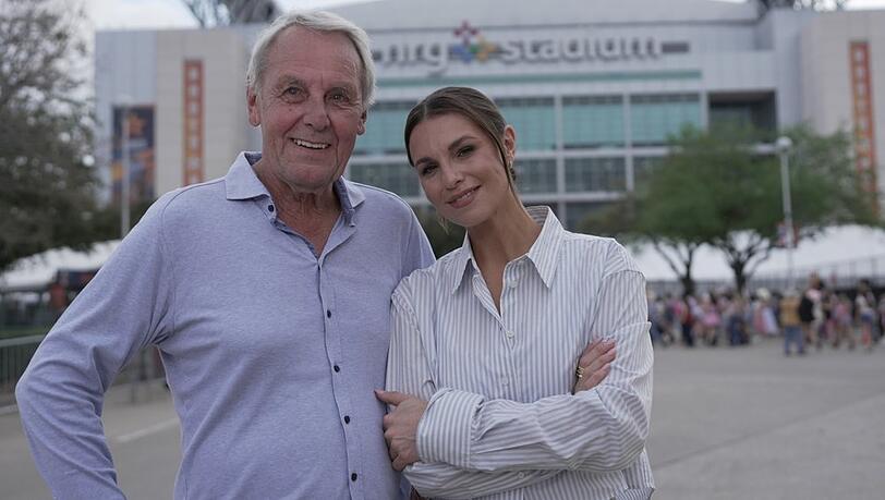 Sind bald gemeinsam bei MagentaTV zu sehen: J&ouml;rg und Laura Wontorra.