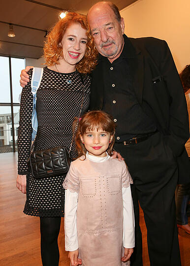 Komponist Ralph Siegel mit Freundin Laura Käfer und ihrer Tochter Ruby.