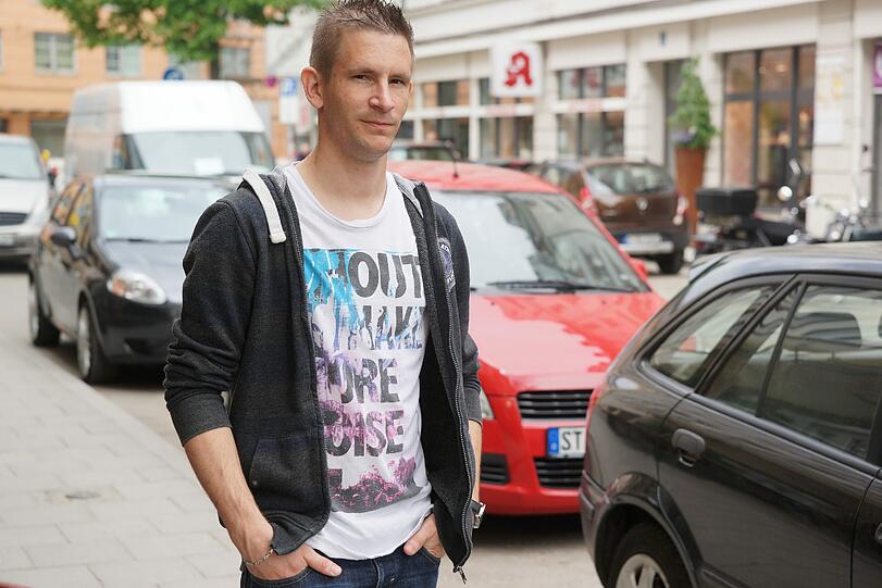 Peter in der Hans-Sachs-Straße.