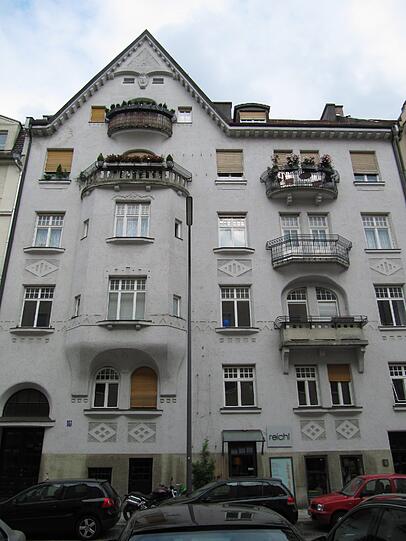 Schöne Häuser, wohin man blickt.