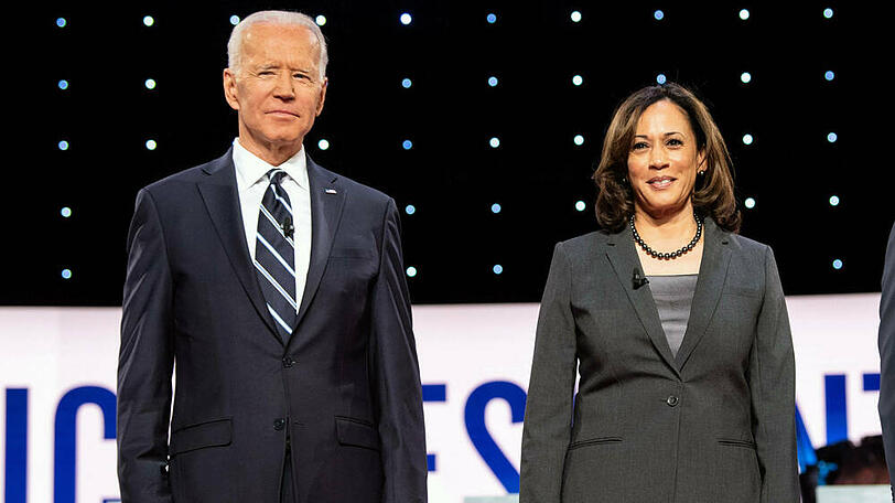 Joe Biden und Kamala Harris waren ursprünglich Konkurrenten als mögliche Präsidentschaftskandidaten der Demokraten.