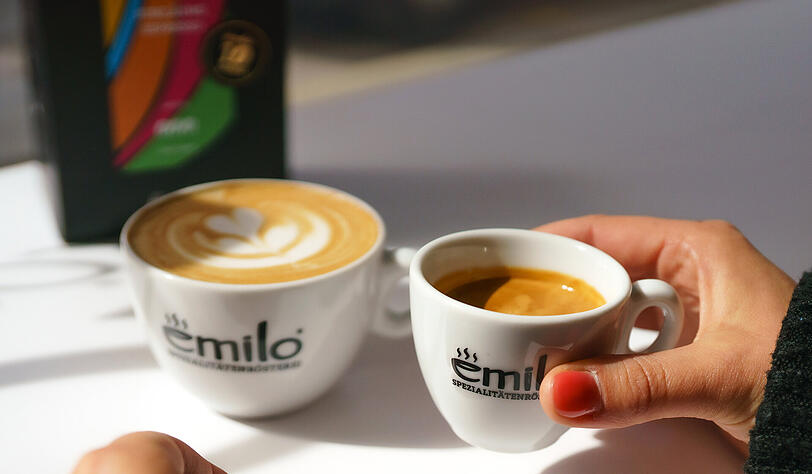 emilo: "Nur das Beste von der Bohne bis zur Tasse"