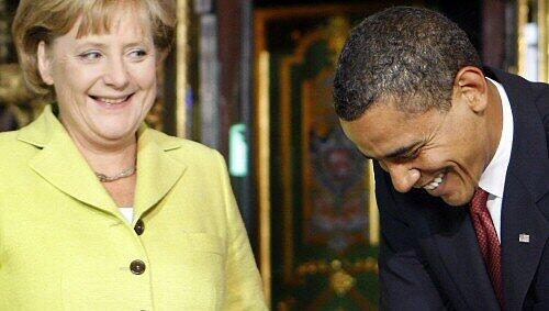 Angela Merkel und Barack Obama in Dresden Angela Merkel und Barack Obama in Dresden