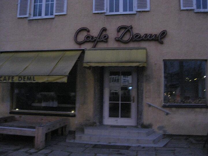 Das Café Demel steht leer ...