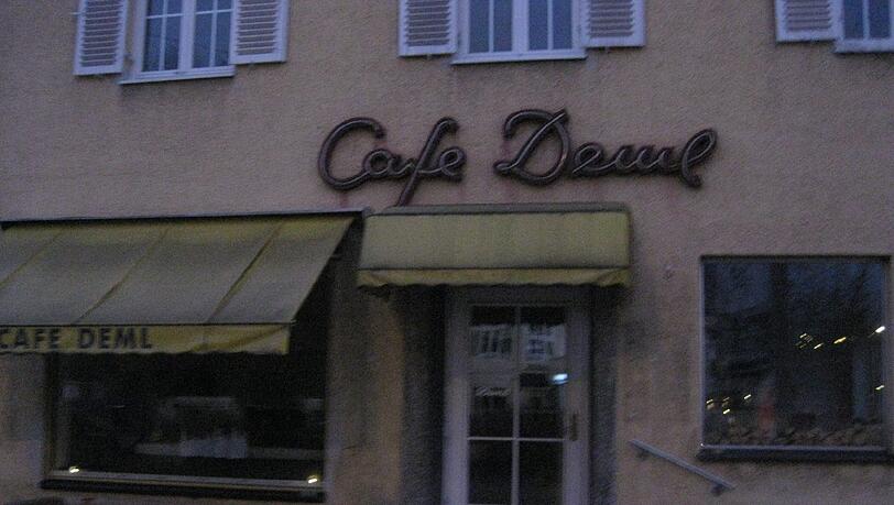 Das Café Demel steht leer ...
