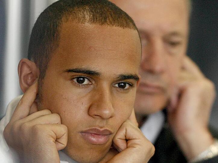 Lewis Hamilton beim freien Training.