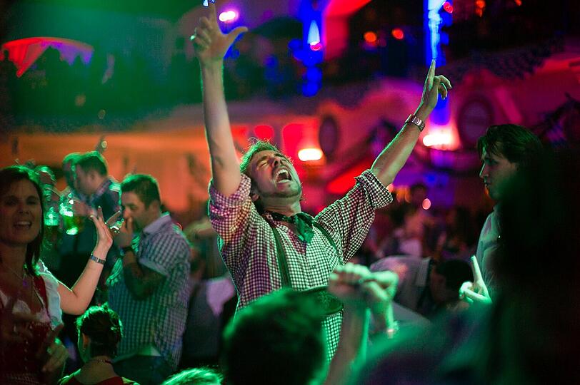 Das "Wiesn-Zelt am Stiglmaierplatz": Die besten Bilder.