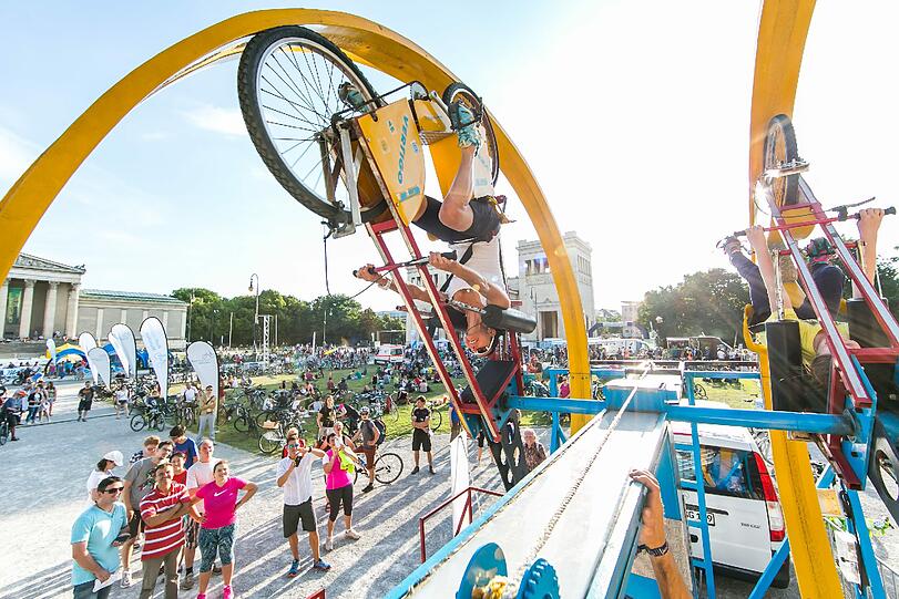 Über 16.000 Münchner waren bei der siebten Radlnacht dabei. Die Bilder.