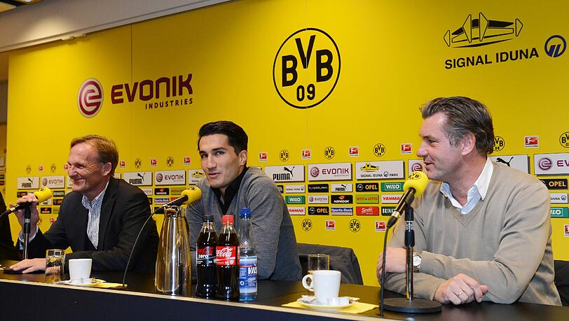 Nuri Sahin bei der Pressekonferenz in Dortmund am 11.01 Nuri Sahin bei der Pressekonferenz in Dortmund am 11.01