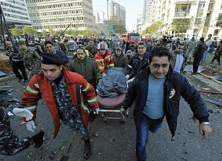 Sehen Sie hier noch mehr Bilder des Anschlags in Beirut.