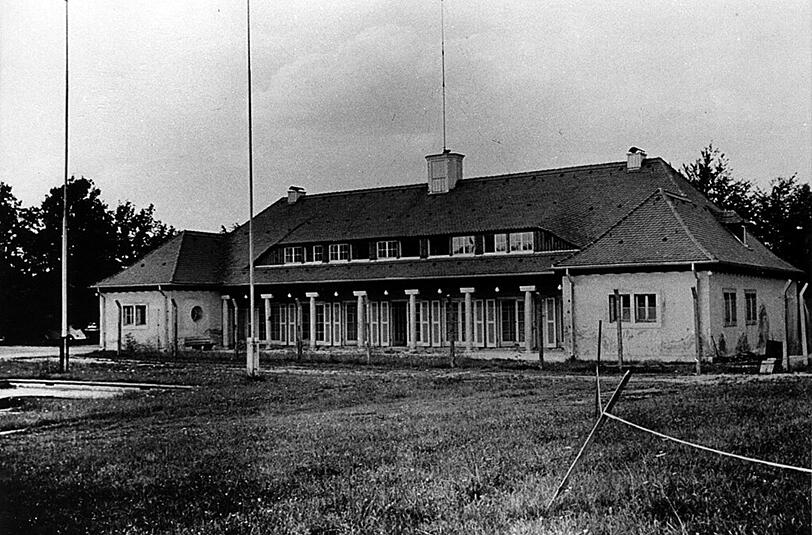 Das Klubhaus der alten BND-Zentrale im Münchner Vorort Pullach - Foto undatiert.