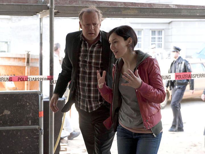 Klaus Borowski (Axel Milberg) und Sarah Brandt (Sibel Kekilli) jagen einen Serienmörder