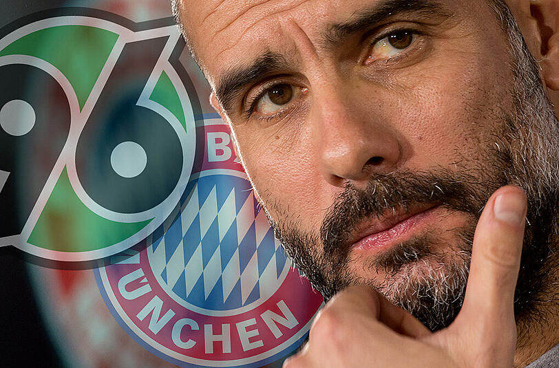 Ab 11.30 spricht Pep Guardiola über das Spiel gegen Hannover 96. Verfolgen Sie die PK hier im Liveticker!