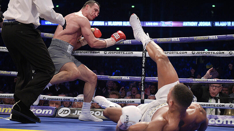 Klitschko verliert gegen Joshua. Die Bilder vom Boxkampf des Jahres.