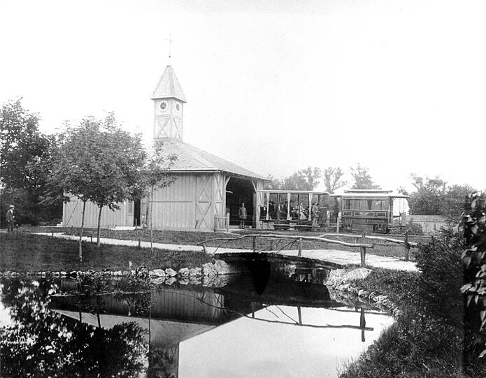 So idyllisch: Das Ungererbad um 1890