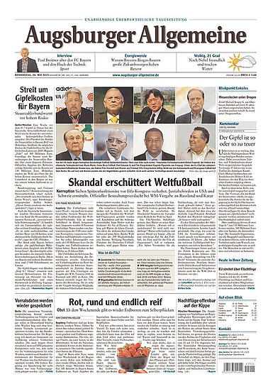 "Hau ab, Blatter", "Die Fifa als Mafia", "Arschlochtest": Die internationale Presse über den FIFA-Skandal. Pressestimmen zum Druchklicken...