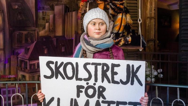 Die schwedische Klimaaktivistin Greta Thunberg als Wachsfigur auf der Hamburger Reeperbahn. Die schwedische Klimaaktivistin Greta Thunberg als Wachsfigur auf der Hamburger Reeperbahn.