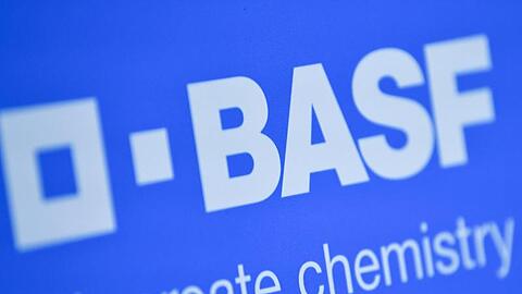 Das Logo des Chemiekonzerns BASF.