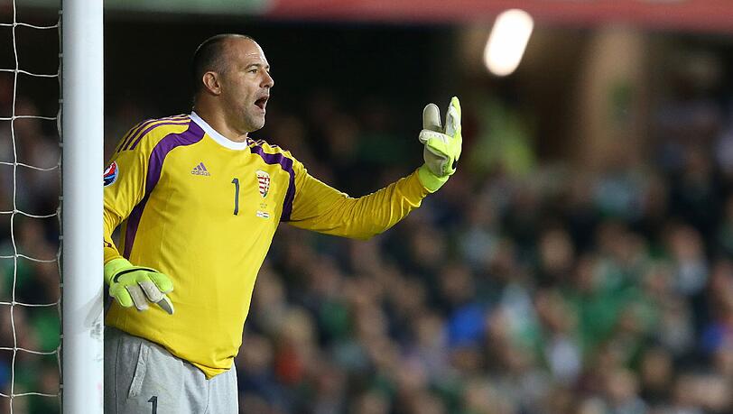 Jetzt ältester Spieler aller Zeiten bei einer EM: Kult-Keeper Gabor Kiraly. Jetzt ältester Spieler aller Zeiten bei einer EM: Kult-Keeper Gabor Kiraly.