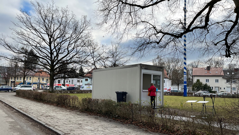 Der Testcontainer am Laurinplatz Der Testcontainer am Laurinplatz