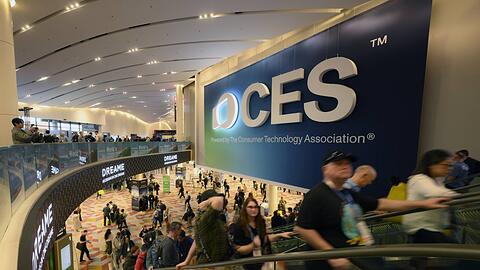 Wie jedes Jahr herrscht auf der CES in Las Vegas gro&szlig;er Andrang.