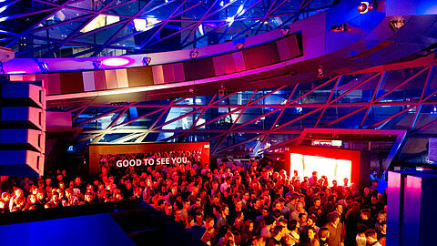 &bdquo;Good to see you&ldquo;, &bdquo;schön, dich zu sehen&ldquo; &ndash; das ist das Motto des Abends.