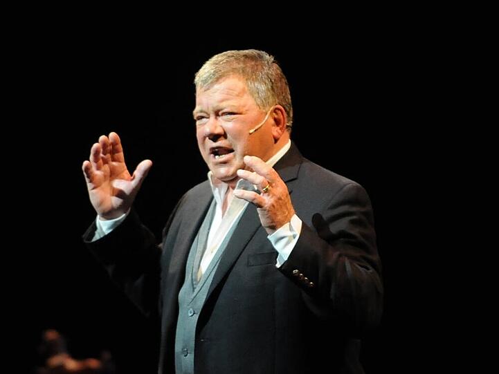William Shatner bei einem Auftritt im Cobb Energy Performing Arts Centre