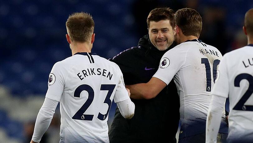 Unter Mauricio Pochettino (mi.) wurde Harry Kane zum unumstrittenen Stammspieler bei Tottenham – und zum Superstar.