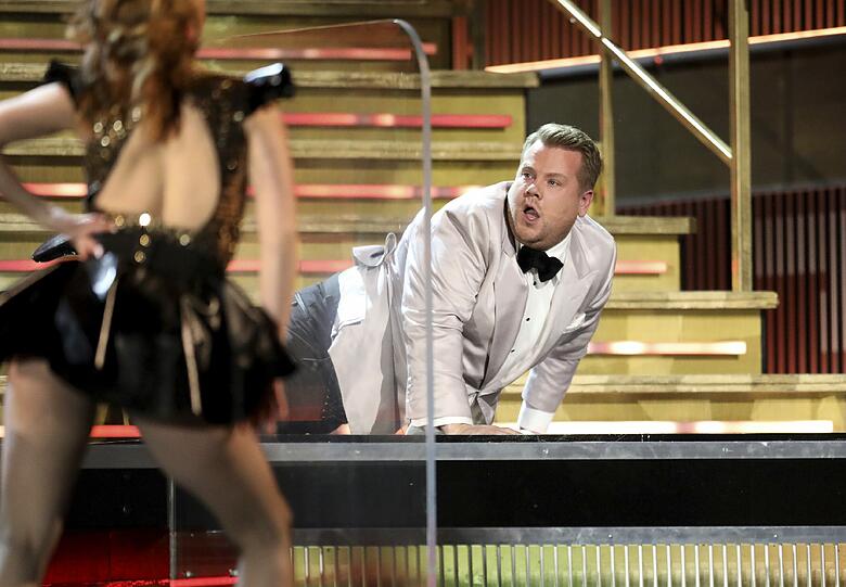 Moderator James Corden