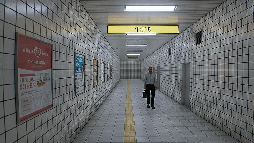 Das Indie-Spiel "The Exit 8" dient als Vorlage für den Kinofilm "Exit 8". Das Indie-Spiel "The Exit 8" dient als Vorlage für den Kinofilm "Exit 8".